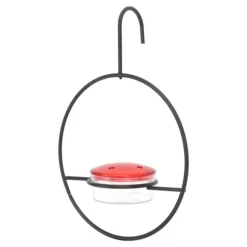 Hummingbird feeder Smuk letvægts hængende fugle feeder med 4 porte til udendørs baghave