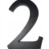 Husnummer 2 sort 19 cm