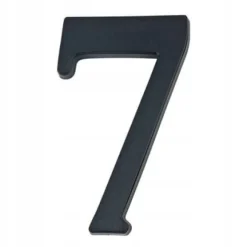 Husnummer 7 sort 19 cm