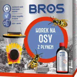 hvepsepose med BROS-væske