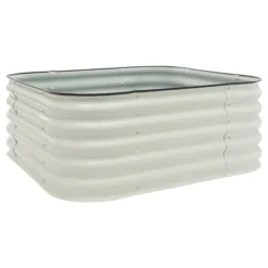 Hævet Havebed, Holdbar Konstruktion, Rummelig Design,HVID