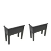 Hævet Havebed, Materiale: PP og Gummi, Dimensioner: 75*34,5*65,5 cm, Form: Rektangulær, Belastningskapacitet: 25 kg, Antal varer: 2