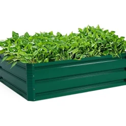Hævet Havebed, 100x80x30 cm, Mørkegrøn