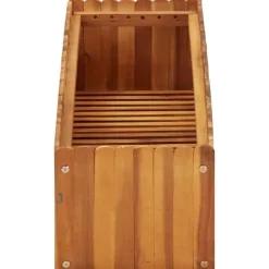 Hævet plantekasse - Massivt akacietræ | Størrelse: 100x30x25 cm