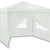 Hvid havepavillon 3x3m 4936