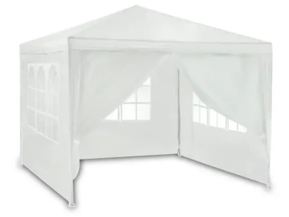 Hvid havepavillon 3x3m 4936