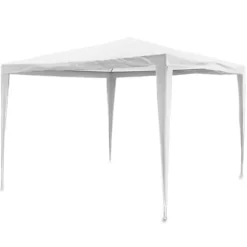Hvid havepavillon 3x3m 4936