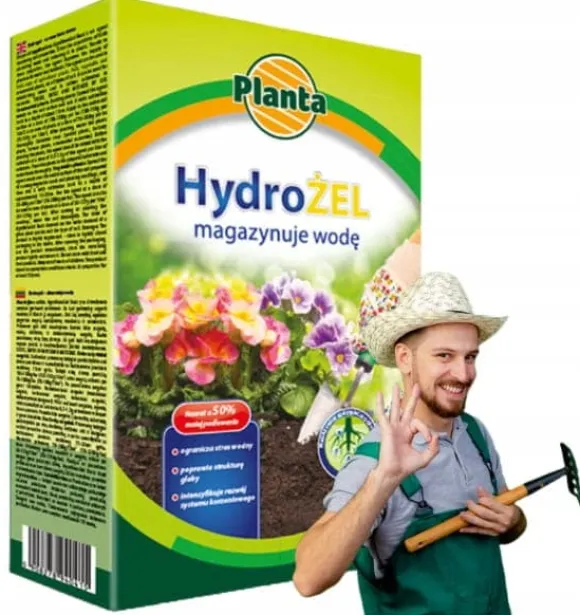 Hydrogel forbedrer jordens egenskaber 250 g Opbevarer vand