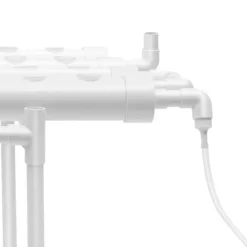 Hydroponisk dyrkningssæt - Hydroponisk system - 4 rør - 36 plantehuller - Enkelt lag - Til grøntsager, urter, blomster - Hvid