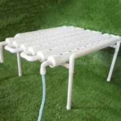 Hydroponisk dyrkningssæt - 1-lags system - 36 plantehuller - Huldiameter 3,2 cm - PVC-U - Vandsparende - Lavendel