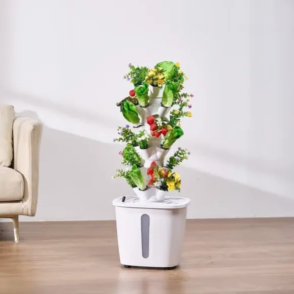 Hydroponisk Dyrkningssystem 30 Pods, Smart Hydroponisk Tårn, Effektiv Vandcirkulation
