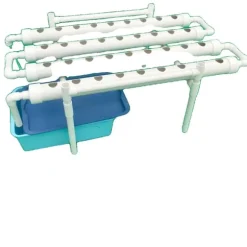 Hydroponisk dyrkningssystem, 36 plantepladser, effektiv vandanvendelse, PVC-U materiale