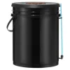 Hydroponisk dyrkningssystem, Deep Water Culture 8 spande, 30x30x38 cm, sort, PP materiale