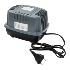 Hydroponisk dyrkningssystem - sæt - 7 dele - 20 l spande - jordfri dyrkning - med luftpumpe - sort