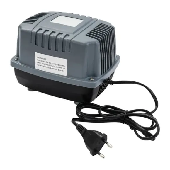 Hydroponisk dyrkningssystem - sæt - 7 dele - 20 l spande - jordfri dyrkning - med luftpumpe - sort