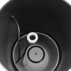 Hydroponisk dyrkningssystem - sæt - 7 dele - 20 l spande - jordfri dyrkning - med luftpumpe - sort