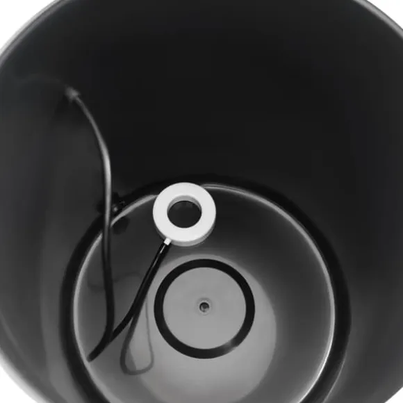 Hydroponisk dyrkningssystem - sæt - 7 dele - 20 l spande - jordfri dyrkning - med luftpumpe - sort