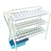 Hydroponisk Grow Kit, 90 Plantesider, Pladsbesparende 3-Lags Design,Hvid