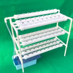 Hydroponisk Grow Kit, 90 Plantesider, Pladsbesparende 3-Lags Design,Hvid