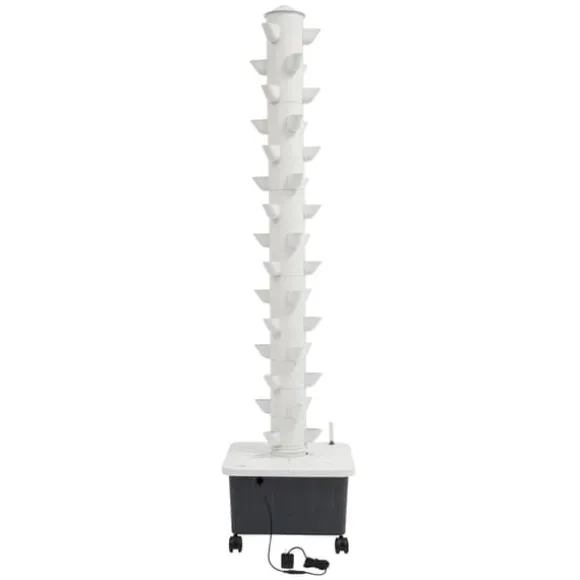 Hydroponisk System, Vertikal Design, Vandpumpe Inkluderet,HVID, Stor