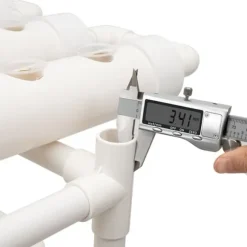 Hydroponisk System Vækstsæt, 3-Lags Design, 108 Plantepladser, Inkluderer Vandpumpe