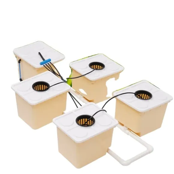 Hydroponisk Vækstsæt, 11L Spand Kapacitet, 220-240V Pumpe Spænding, 4W Pumpe Effekt, IPX8 Beskyttelsesniveau, Kompakt Størrelse