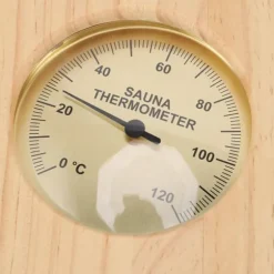 Hygrometer termometer sauna to i en, indendørs fugtighed og temperaturmåling saunarum træ sauna hygrometer, egnet til hjemmesauna