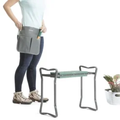 3-i-1 Folding Garden Seat med taske til Værktøj Situl InnovaGoods