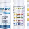 6-i-1 Pool & Spa Teststrimler, Vandtester 50-Pak - pH, Klor, Alkalinitet, Cyanursyre, Hårdhed