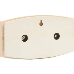 2-i-1 saunasæt med hygrometer og timeglas i massivt fyrretræ | Farve: Natur