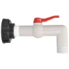 IBC Tank Hane Adapter Vandslange Tilslutning Havetilbehør 90° 32mm Hane VVS Værktøj
