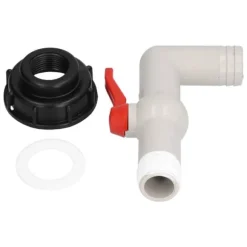 IBC Tank Hane Adapter Vandslange Tilslutning Havetilbehør 90° 32mm Hane VVS Værktøj