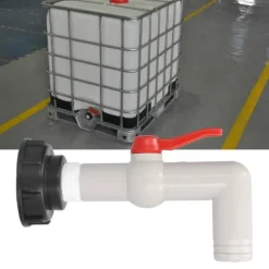 IBC Tank Hane Adapter Vandslange Tilslutning Havetilbehør 90° 32mm Hane VVS Værktøj