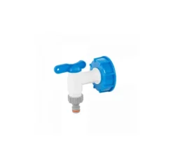 IBC-adapter S60x6 med ¾" PP og ¾" hunhaneadapter