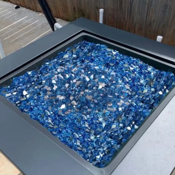 Ildglas, 12,7 mm, Pacific Blue, Hærdet glas