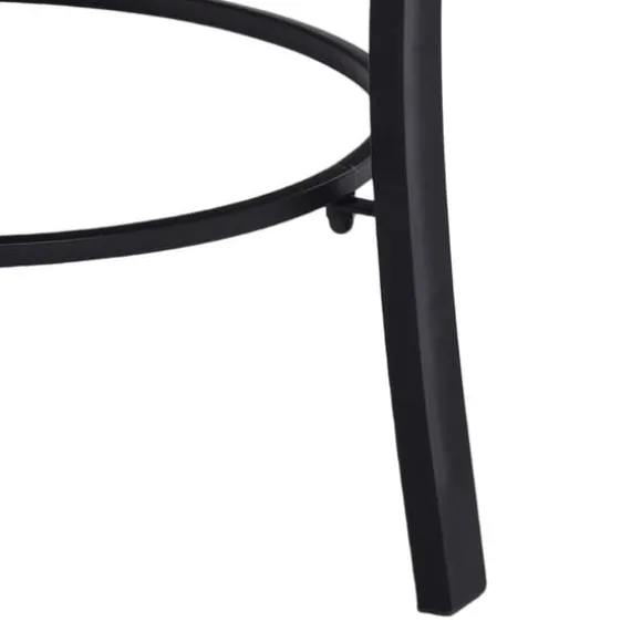 Ildsteder - Living bålfad mosaik 68 cm keramik sort og hvid