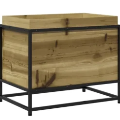 Imprægneret fyrretræ plantekasse 60x40x50 cm - Robust og dekorativ | Størrelse: 60x40x50 cm