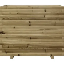 Imprægneret plantekasse i fyrretræ - Dekorativ til have og altan | Størrelse: 90x60x72 cm