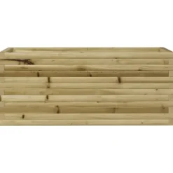 Imprægneret plantekasse i fyrretræ - 110x40x45,5 cm | Farve: Natur | Størrelse: 110x40x45,5 cm