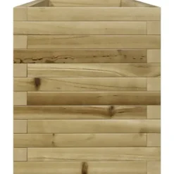 Imprægneret plantekasse i fyrretræ - 110x40x45,5 cm | Farve: Natur | Størrelse: 110x40x45,5 cm