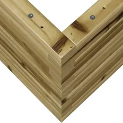 Imprægneret plantekasse i fyrretræ - 110x40x45,5 cm | Farve: Natur | Størrelse: 110x40x45,5 cm