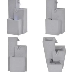 Indendørs fontæne med LED-lys polyresin - Indendørs Fontæne - Indendørs Fontæner - Home & Living