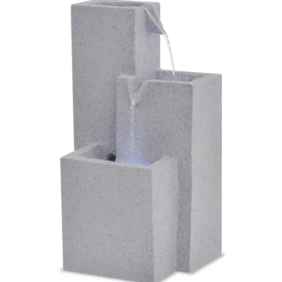 Indendørs fontæne med LED-lys polyresin - Indendørs Fontæne - Indendørs Fontæner - Home & Living