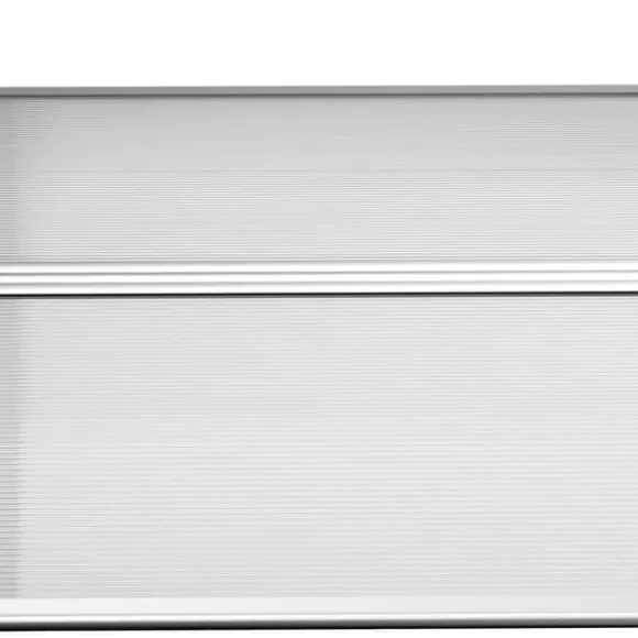 Indgangsbaldakin 200×96×27 cm med UV-beskyttelse – aluminium, sort