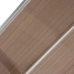 Indgangsoverdækning 75×195×23 cm – polycarbonat, sol- og regnbeskyttelse, brun