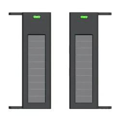 Indkørselsalarm System, Solcelledrevet, Lang Trådløs Rækkevidde, Q2, EU-stik