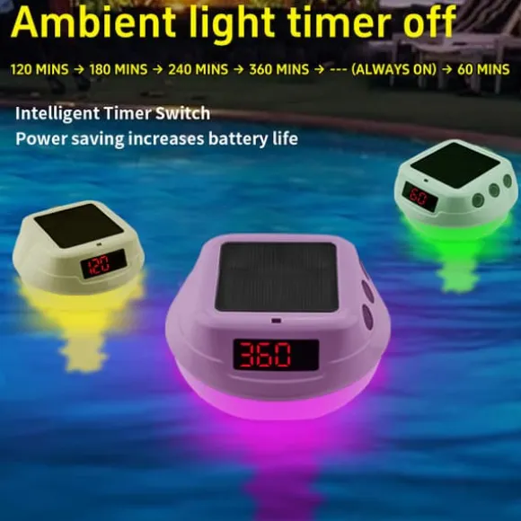 INF Flydende pooltermometer med LED-display, TS-PL01