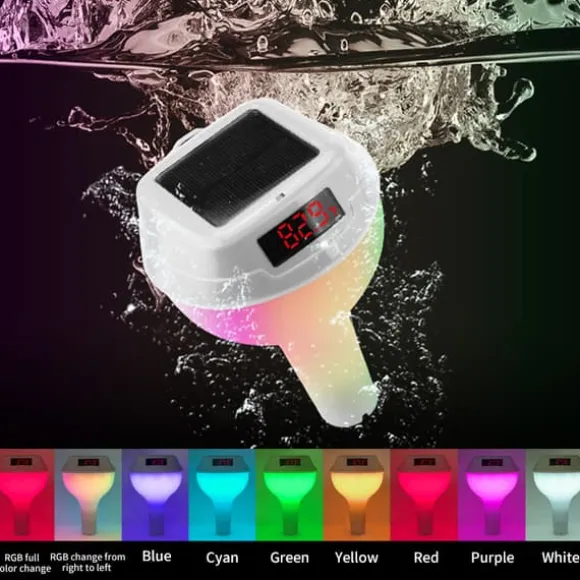 INF Flydende pooltermometer med LED-display, TS-PL01