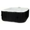 Inflatable Spa Sunspa Firkantet Sort 4 personer (155 x 155 x 65 cm)