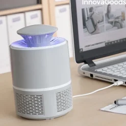 InnovaGoods Anti-myggelampe, lysegrå